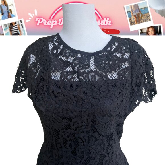 Chelsea & Violet Lace Pants Jumpsuit Romper Eyelash Hem Women’s S One Piece - Picture 4 of 12